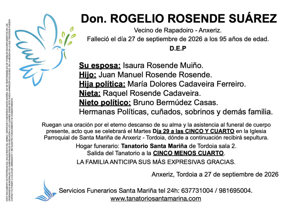 Don Rogelio Rosende Suárez